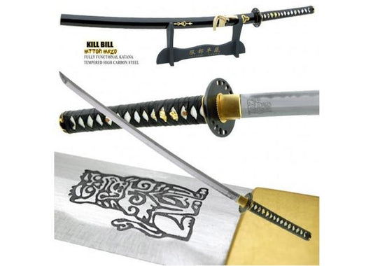 Musashi Kill Bill Brides Sword 1060 Carbon Steel Blade-0