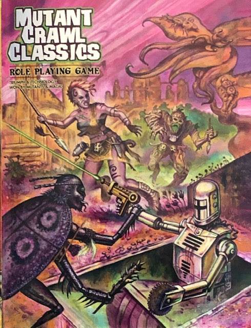 Mutant Crawl Classics RPG softcover - 
