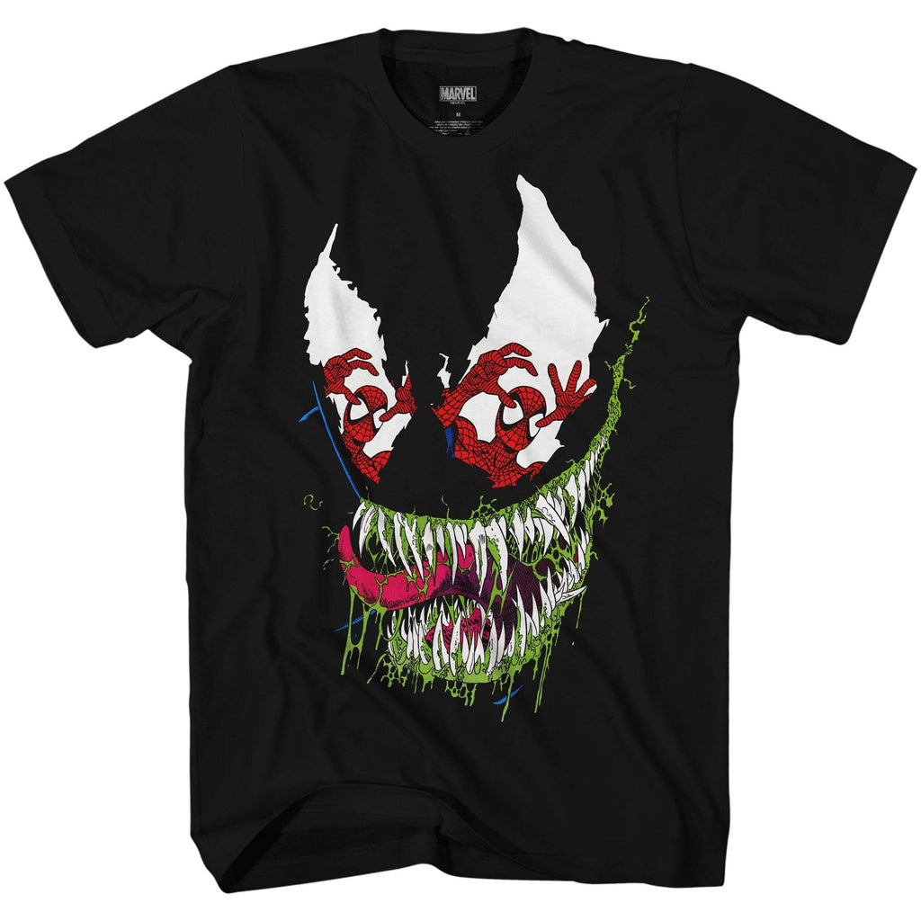 Spider-Man Venom Reflections Erik Larsen Marvel Adult T Shirt - S
