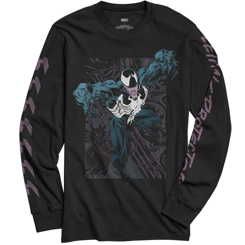 Venom Lethal Protector Dark Soul Marvel Comics Adult Long Sleeve T Shirt - S