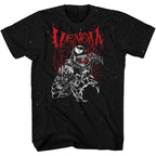 Venom Heavy Metal Marvel Comics Adult T Shirt - S