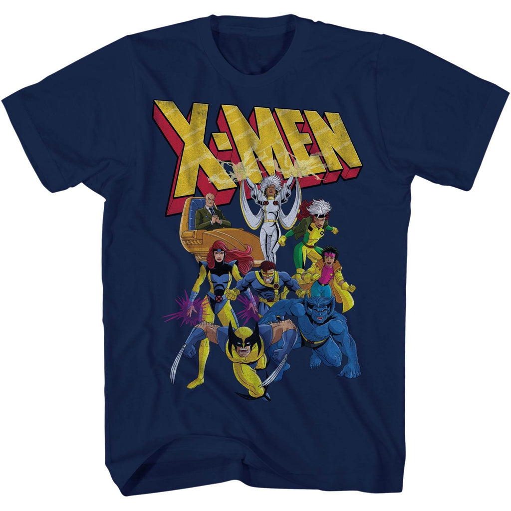 X-Men Animated Series 90's Team Marvel Comics Officially Licensed Adult T-Shirt - S