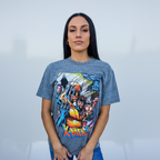 Marvel X-Men 90's Team Portrait Wolverine Gambit Rogue Cyclopes Men's T-Shirt