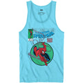Spider-Man 90's Circle Marvel Comics Adult Tank Top - S
