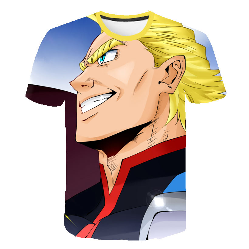 My Hero Academia Boku no hero Shirts 3D Print T shirt Hipster Cosplay Unisex tshirt Casual Boys Skateboard Hip-Hop