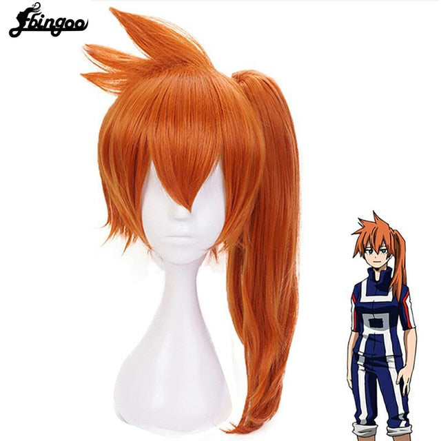 My Hero Academia OCHACO URARAKA Auburn Brown Short Straight Bob Synthetic Cosplay Wig Role Play Halloween Costume парик