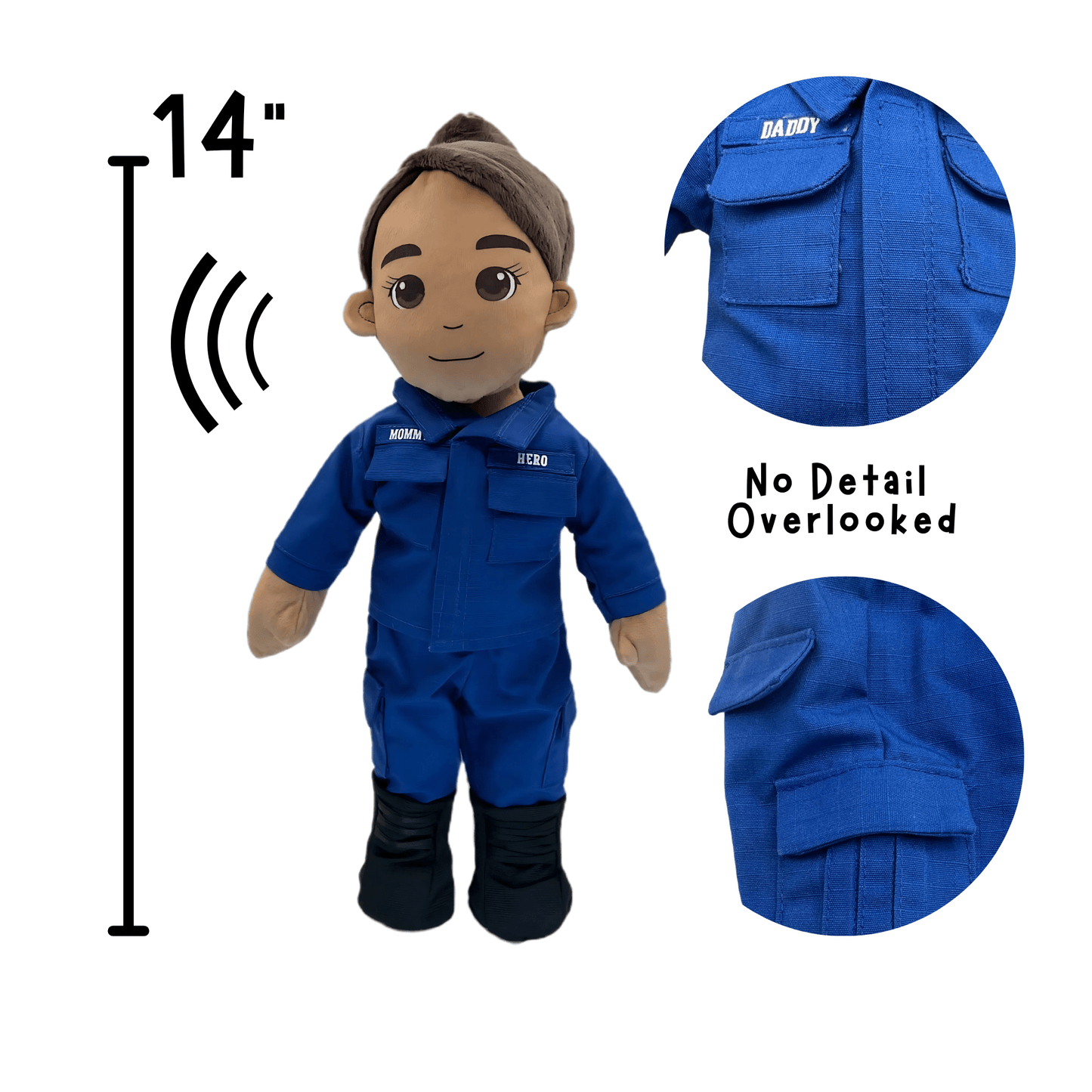 My Hero™ Coast Guard Doll | Custom Recordable Plush