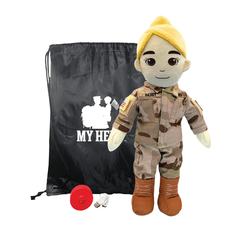 My Hero™ Army Soldier Daddy Doll | Custom Recordable Plush