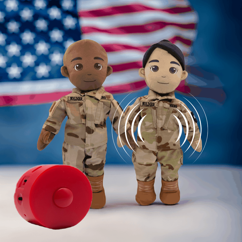 My Hero™ Army Soldier Daddy Doll | Custom Recordable Plush