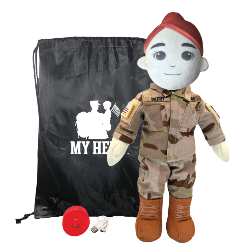 My Hero™ Army Soldier Daddy Doll | Custom Recordable Plush