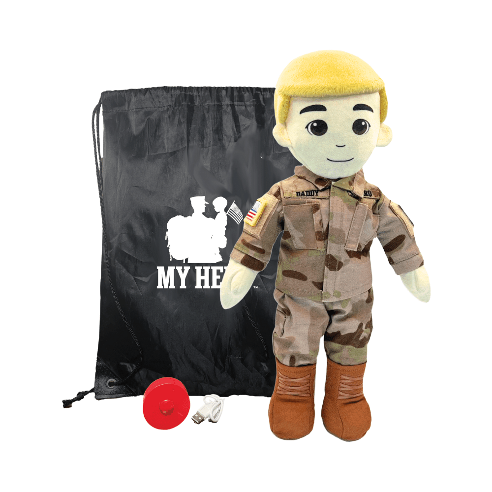 My Hero™ Army Soldier Daddy Doll | Custom Recordable Plush