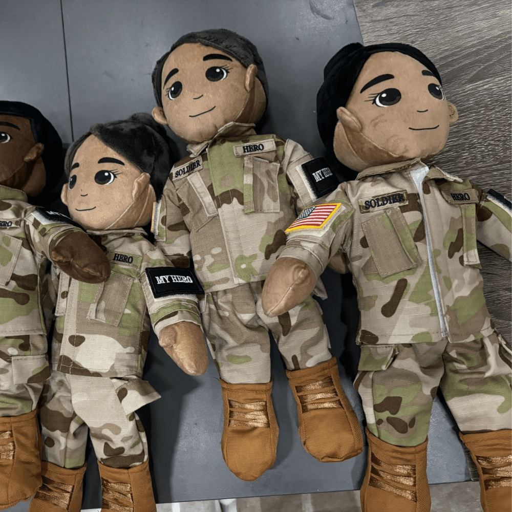 My Hero™ Army Soldier Daddy Doll | Custom Recordable Plush