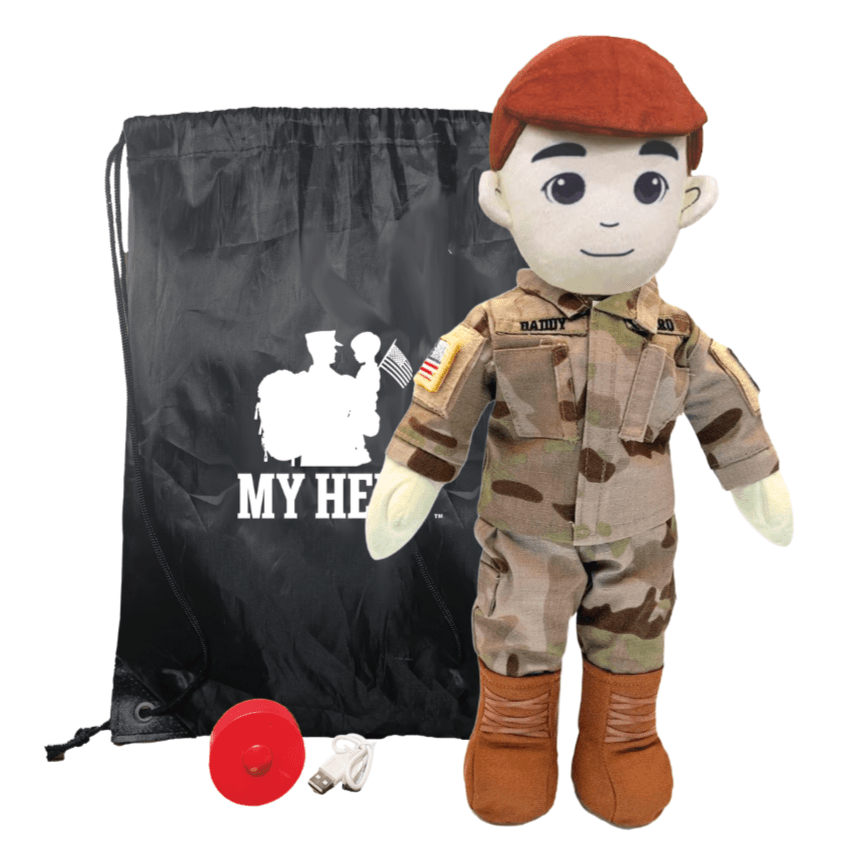 My Hero™ Army Soldier Daddy Doll | Custom Recordable Plush
