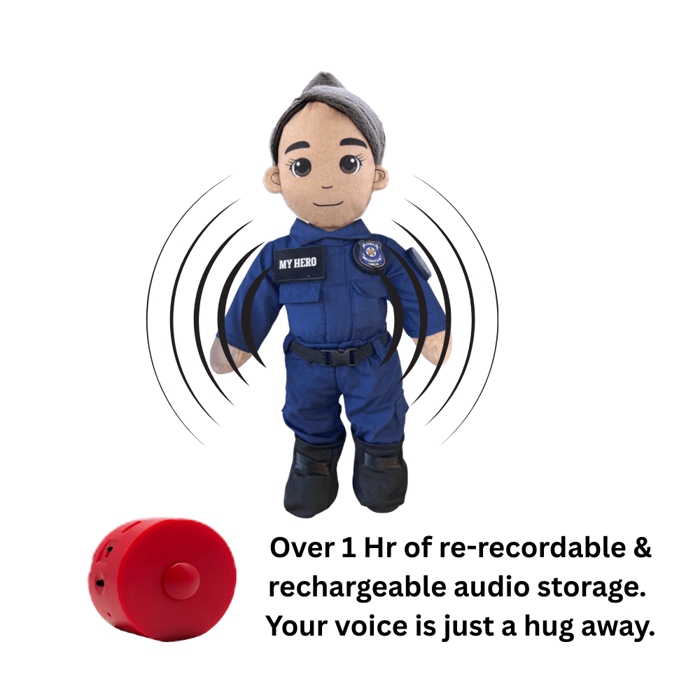 My Hero™ Police Officer Doll | Custom Recordable Plush