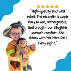 My Hero™ EMT Paramedic Daddy Doll | Recordable Plush