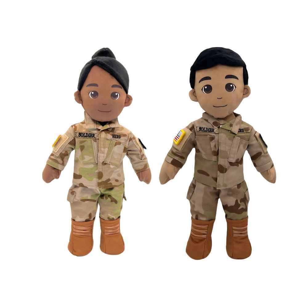 My Hero™ Army Soldier Daddy Doll | Custom Recordable Plush