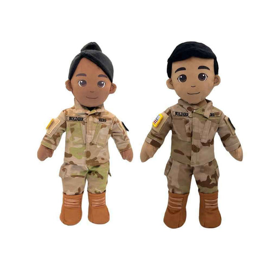 My Hero™ Army Soldier Daddy Doll | Custom Recordable Plush