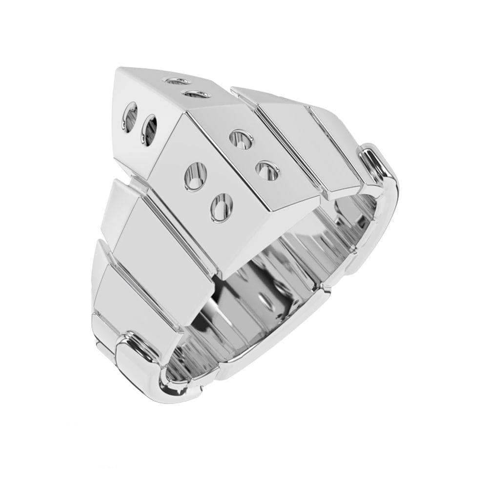 My Hero Academia™ Deku's Mask Ring - Chrome / 7