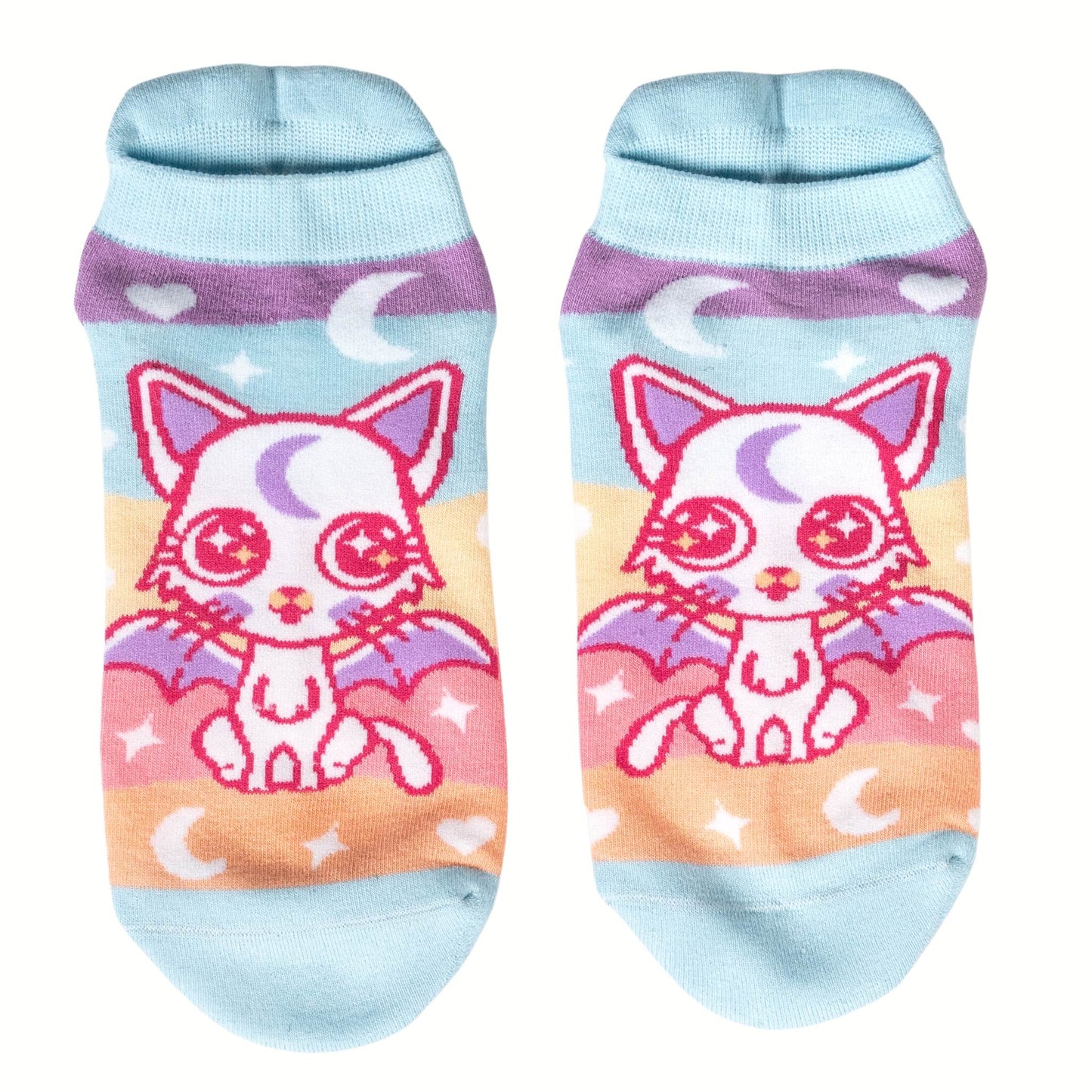 Mystic Kitty Ankle Socks