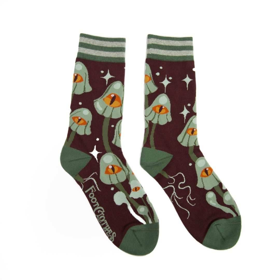 Mystic Mushrooms Crew Socks - 