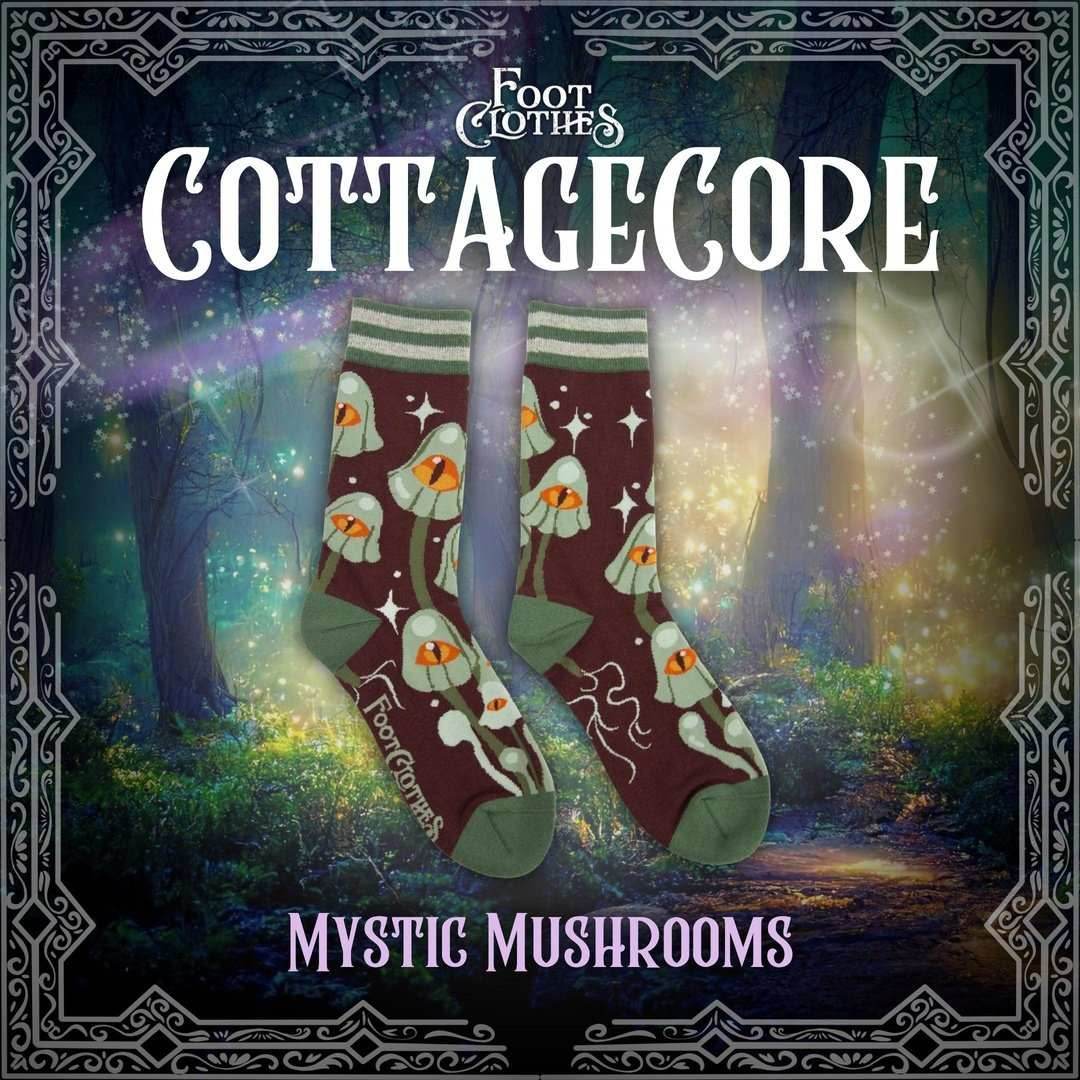 Mystic Mushrooms Crew Socks - 