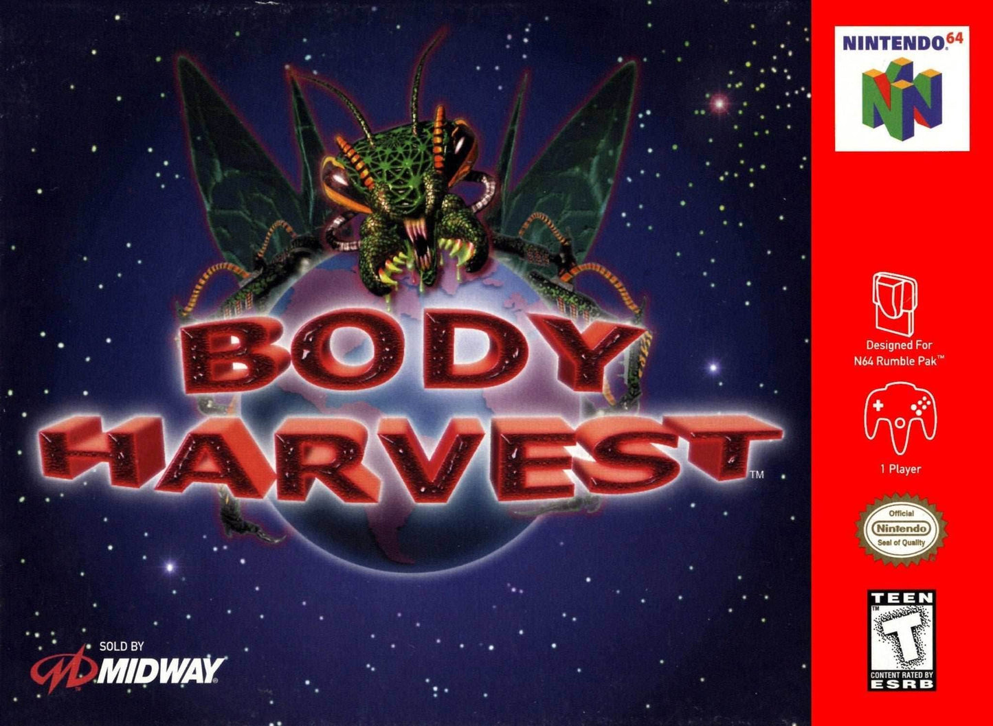 Body Harvest (Nintendo 64) - Game Manual Only