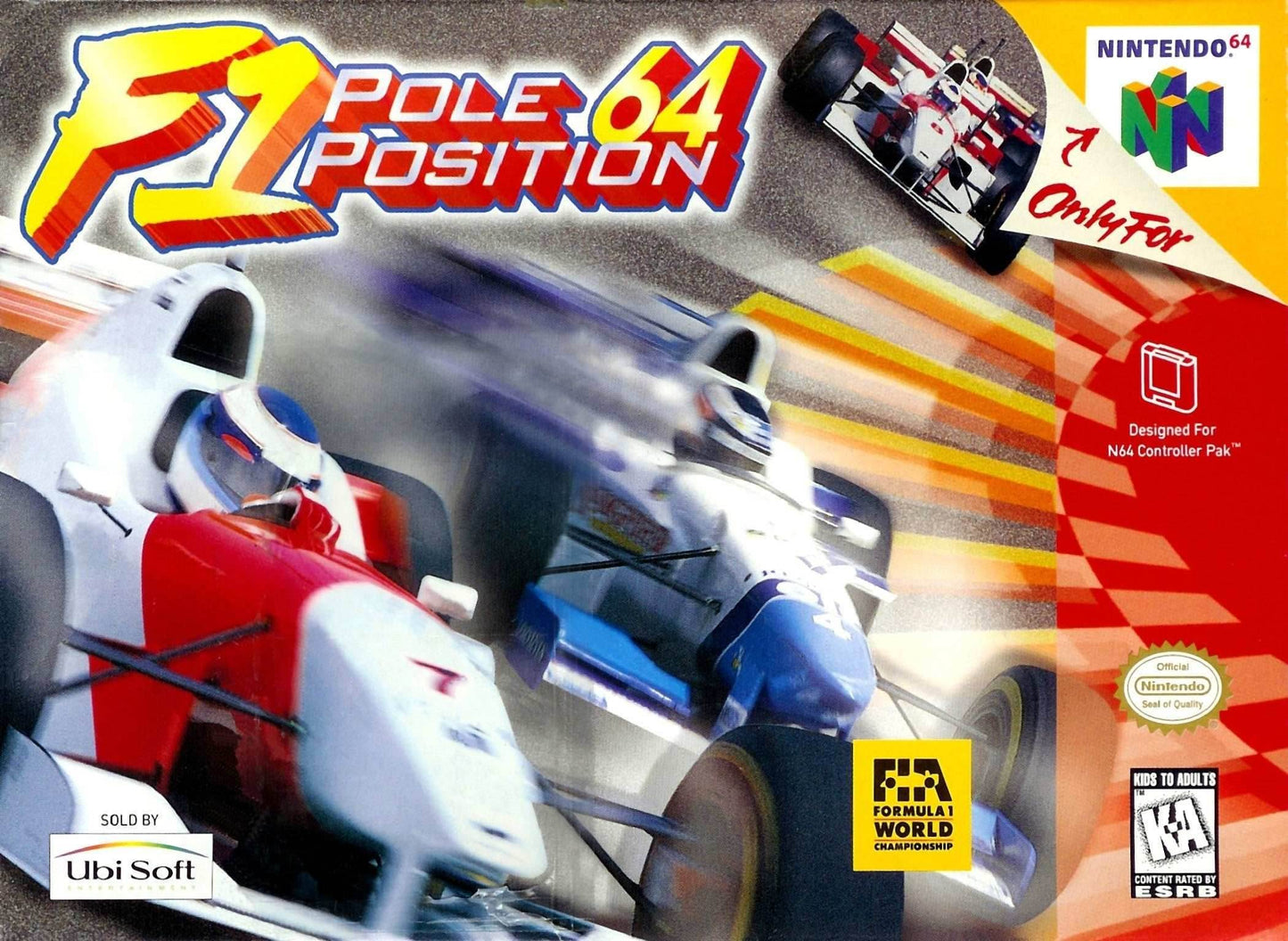 F1 Pole Position 64 (Nintendo 64) - Game Manual Only