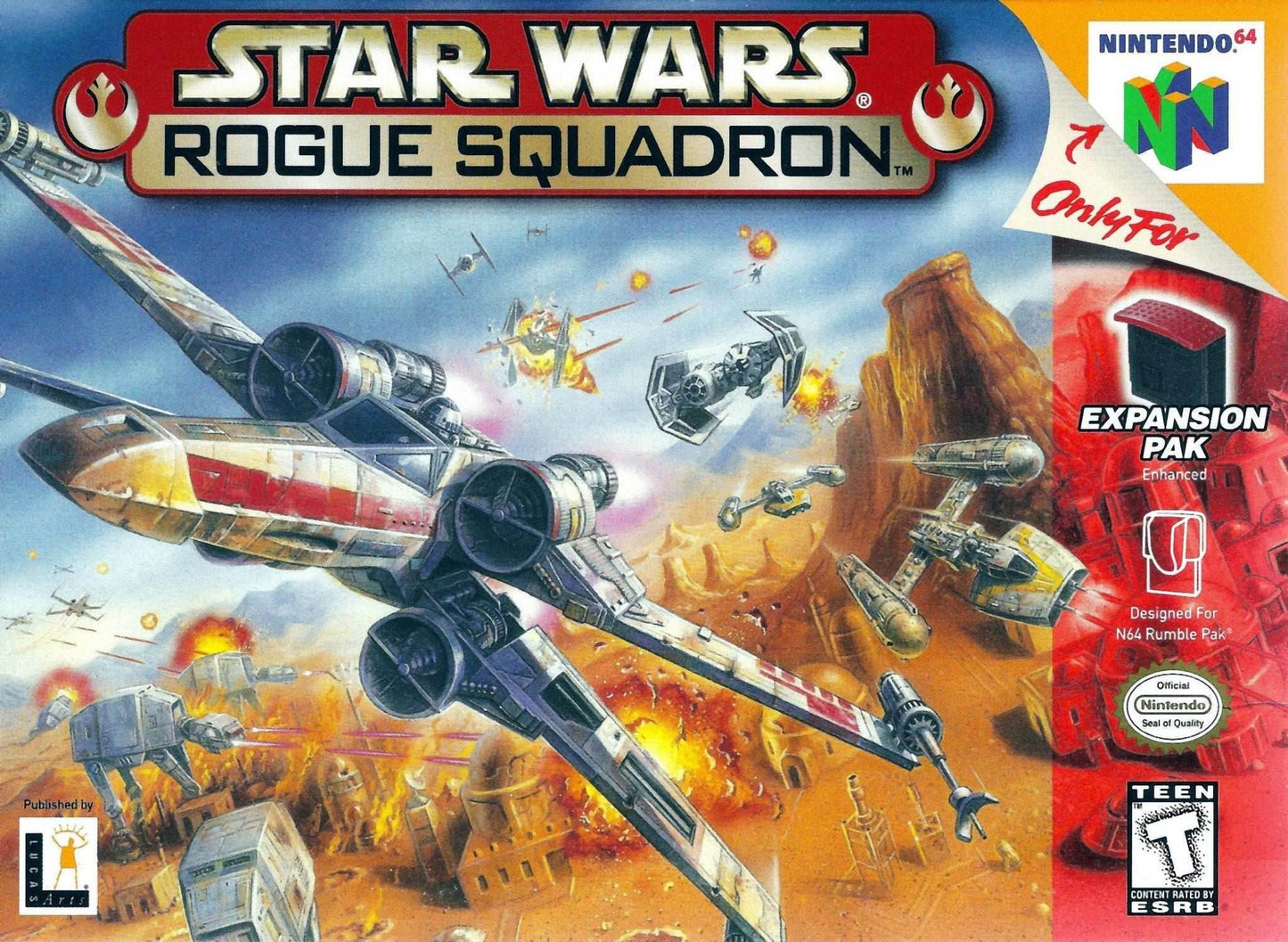 Star Wars Rogue Squadron (Nintendo 64) - Game Manual Only