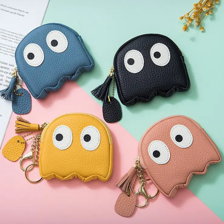 Cute Mini Genuine Leather Cowhide Coin Purse