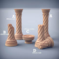 Naga Sacrifical Shrine (Scatter Terrain) - A - Full Naga Column
