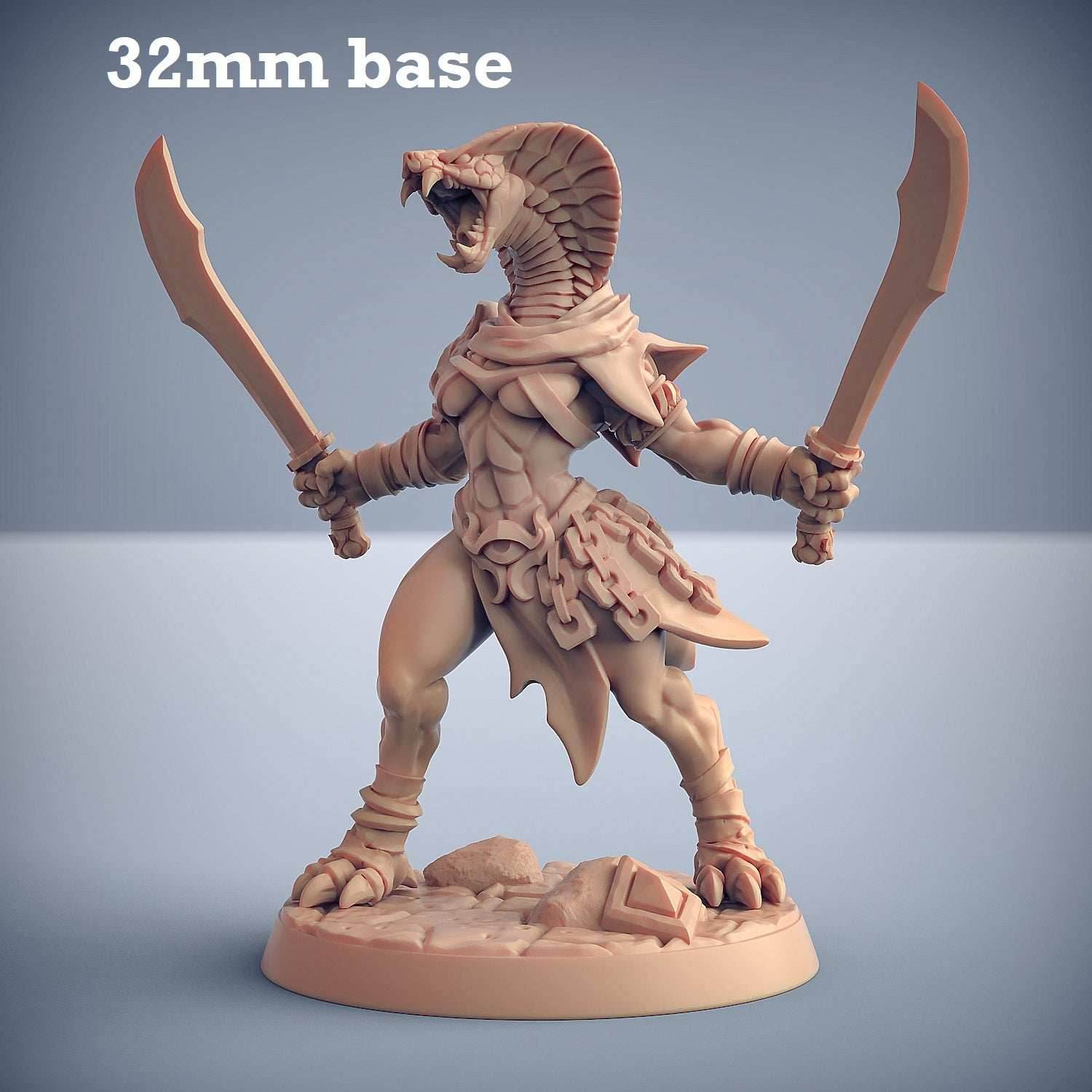 Nagarot Thrall: Sculpt D (Female Yuan-ti Warrior) - 