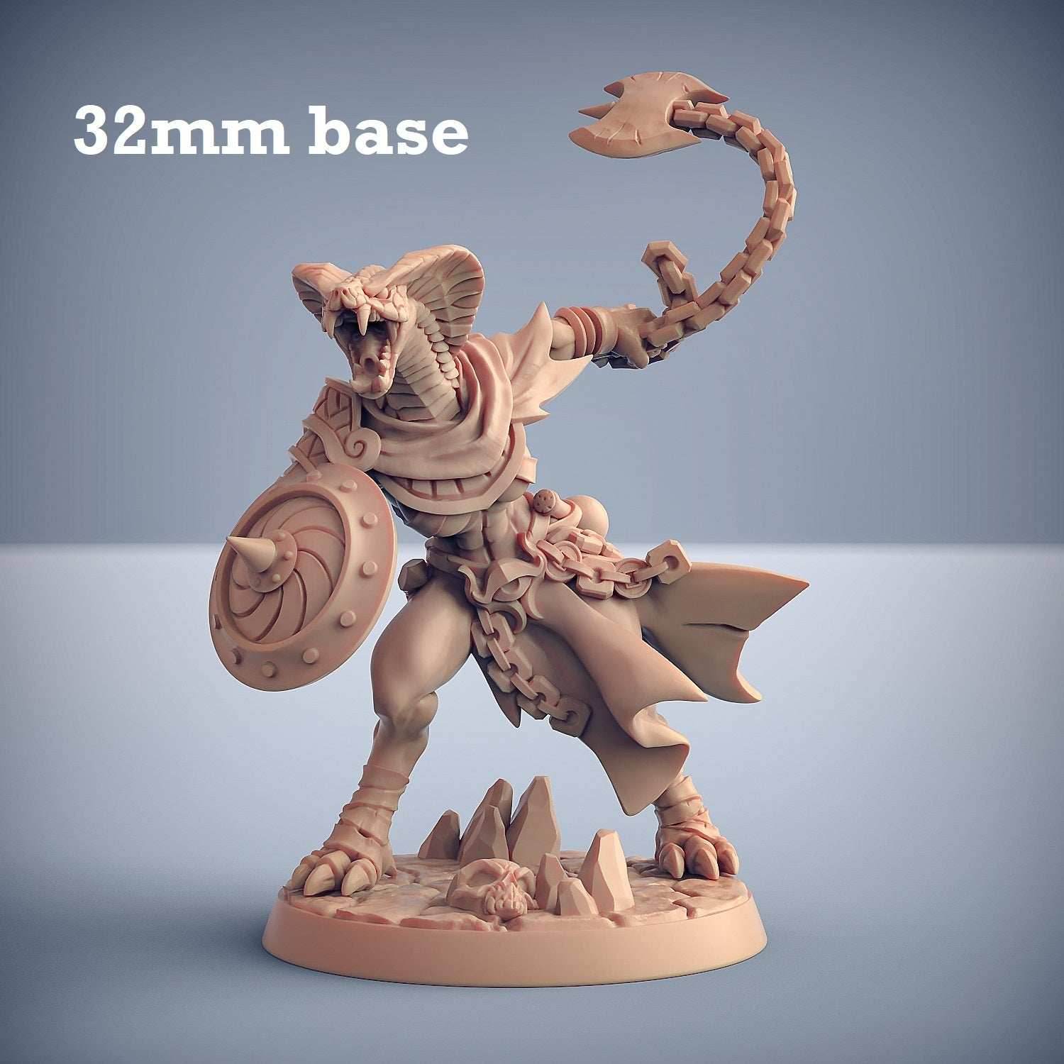 Nagarot Thrall: Sculpt E (Female Yuan-ti Warrior) - 