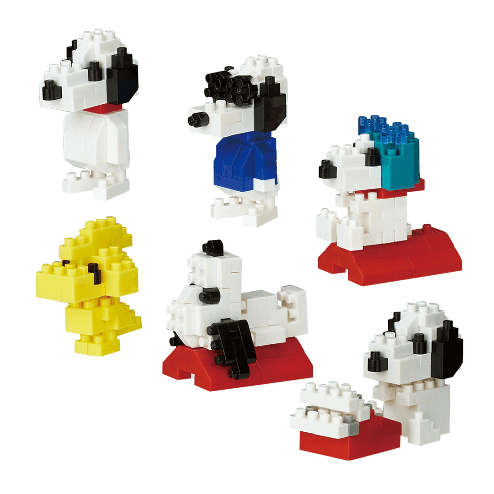 Nanoblock: Mininano Series: Peanuts Vol. 1 Box of 6 - 