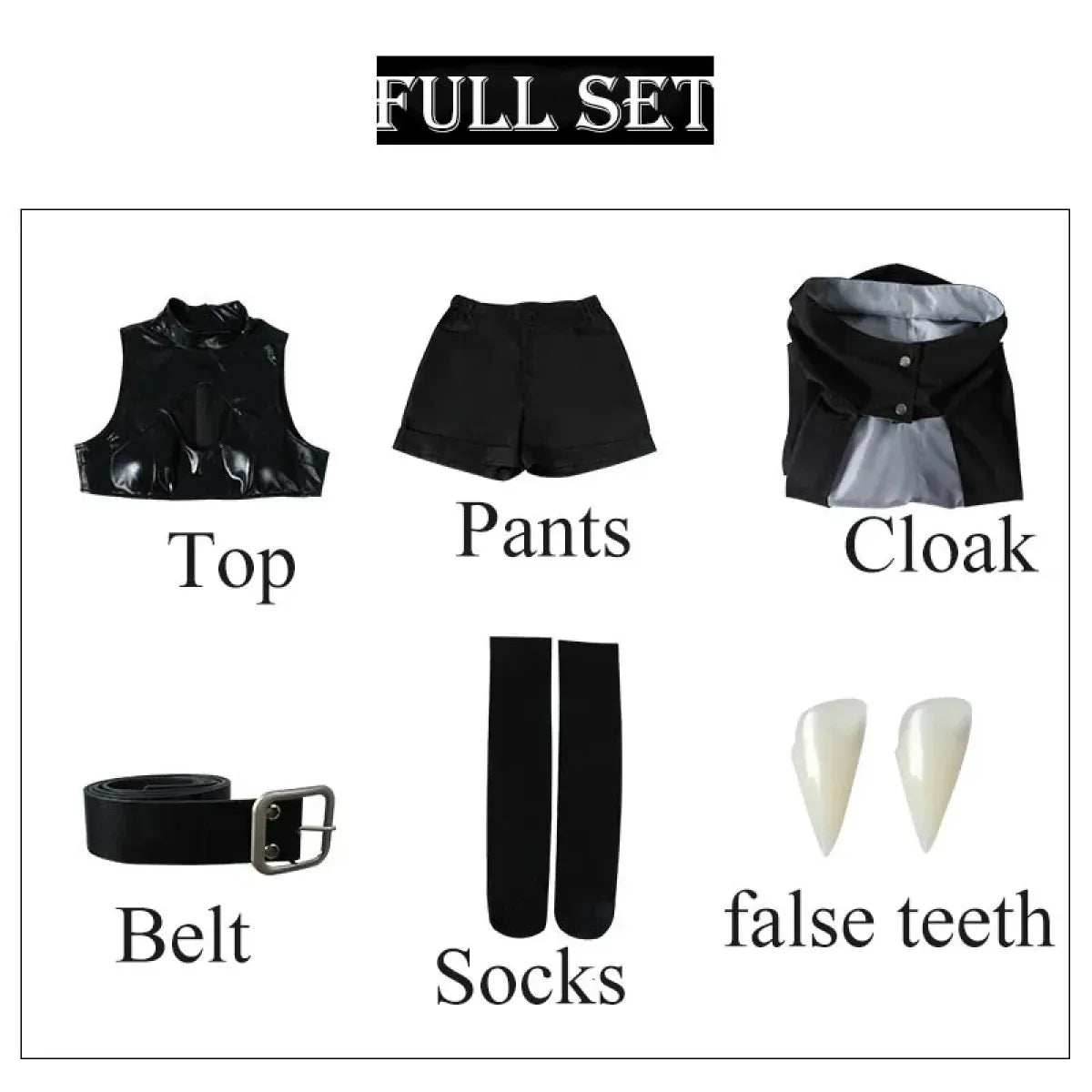 Nanakusa Nazuna Cosplay Costume - Yofukashi No Uta and Call of The Night - Set 1 / S / Call of The Night