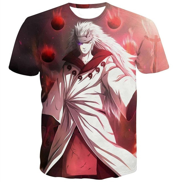 Naruto 3D T Shirt Men/women Uchiha Itachi Sasuke Kakashi Gaara Japan Anime Funny Tees Top Summer Fashion Tshirt Casual T-shirt