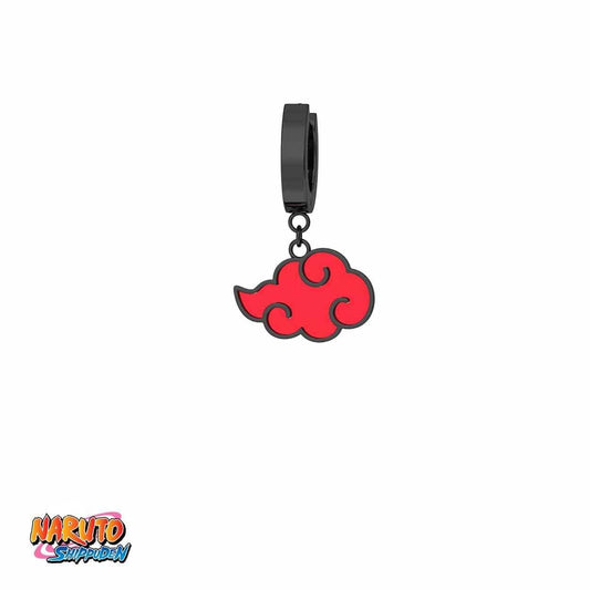 Naruto™ Akatsuki Earring - Black / Single