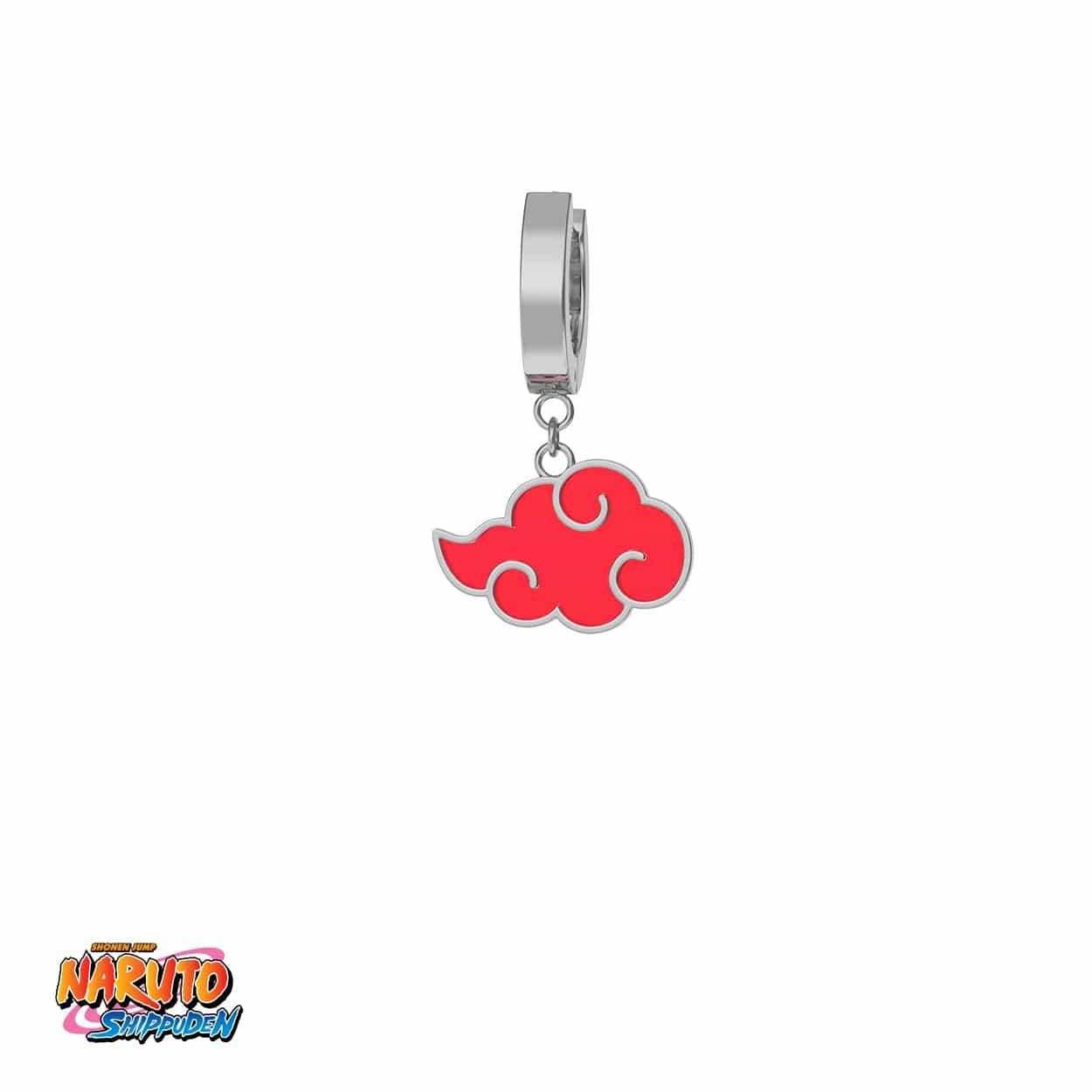 Naruto™ Akatsuki Earring - Chrome / Single