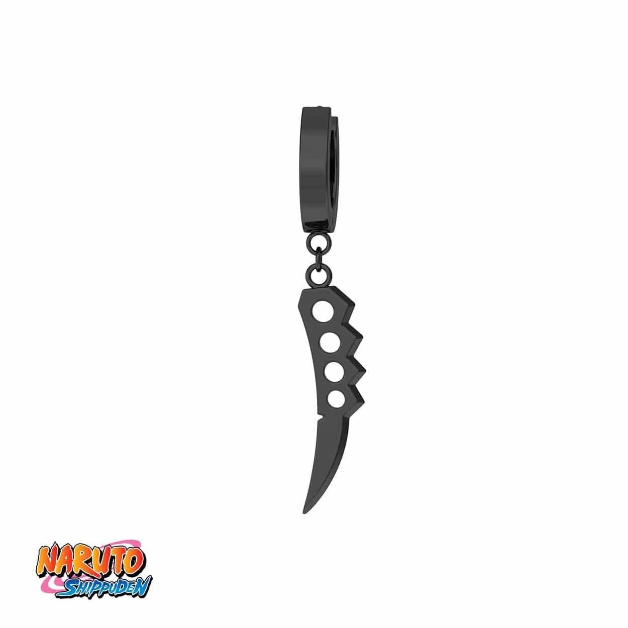 Naruto™ Asuma's Chakra Blade Earring - Black / Single