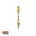 Naruto™ Zaku's Kunai Earring - Gold / Single