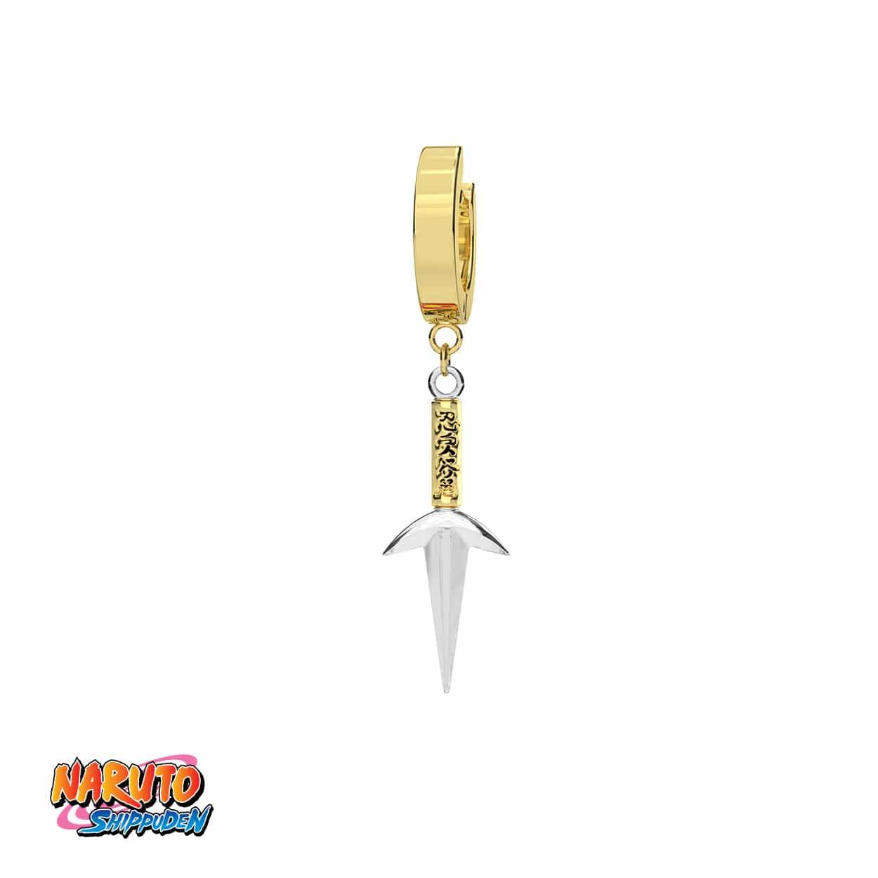 Naruto™ Minato's Kunai Earring - Gold / Single