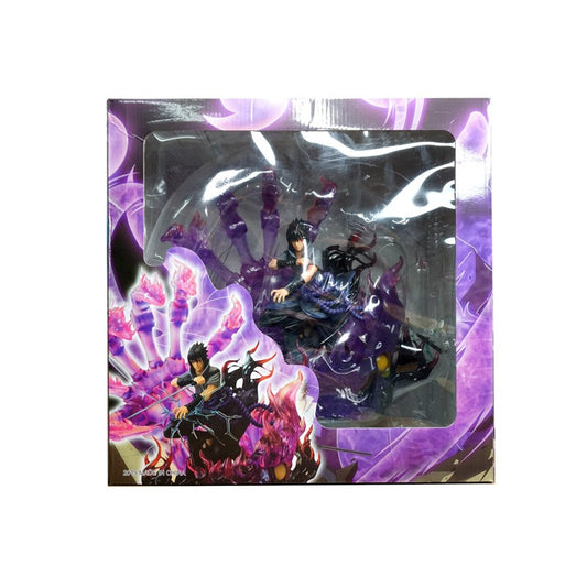 Naruto GK Six Paths Sasuke Nine-tailed Naruto Divine Statue Battle Susanoo Figure Model