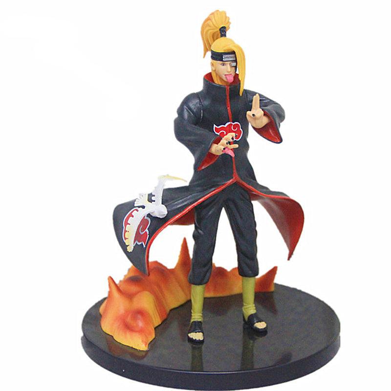 Naruto GK Uchiha Itachi I Love Rosha Cloud Sitting Crane Shield Sand Storm Sasuke Chidori San Diego PVC Action Figure Gift