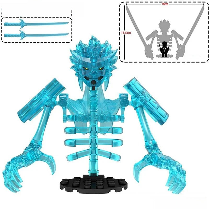 Naruto large Susanoo Kakashi Hatake Big Lego Anime Minifigures Custom Toys 1