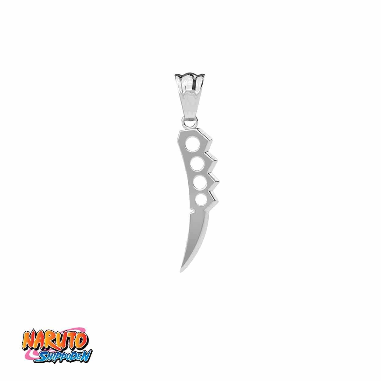 Naruto™ Asuma's Chakra Blade Necklace - Chrome
