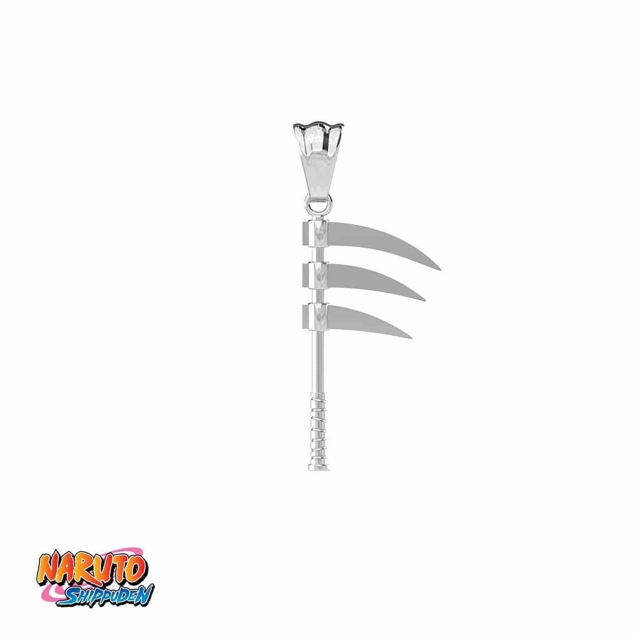 Naruto™ Hidan's Scythe Necklace - Chrome