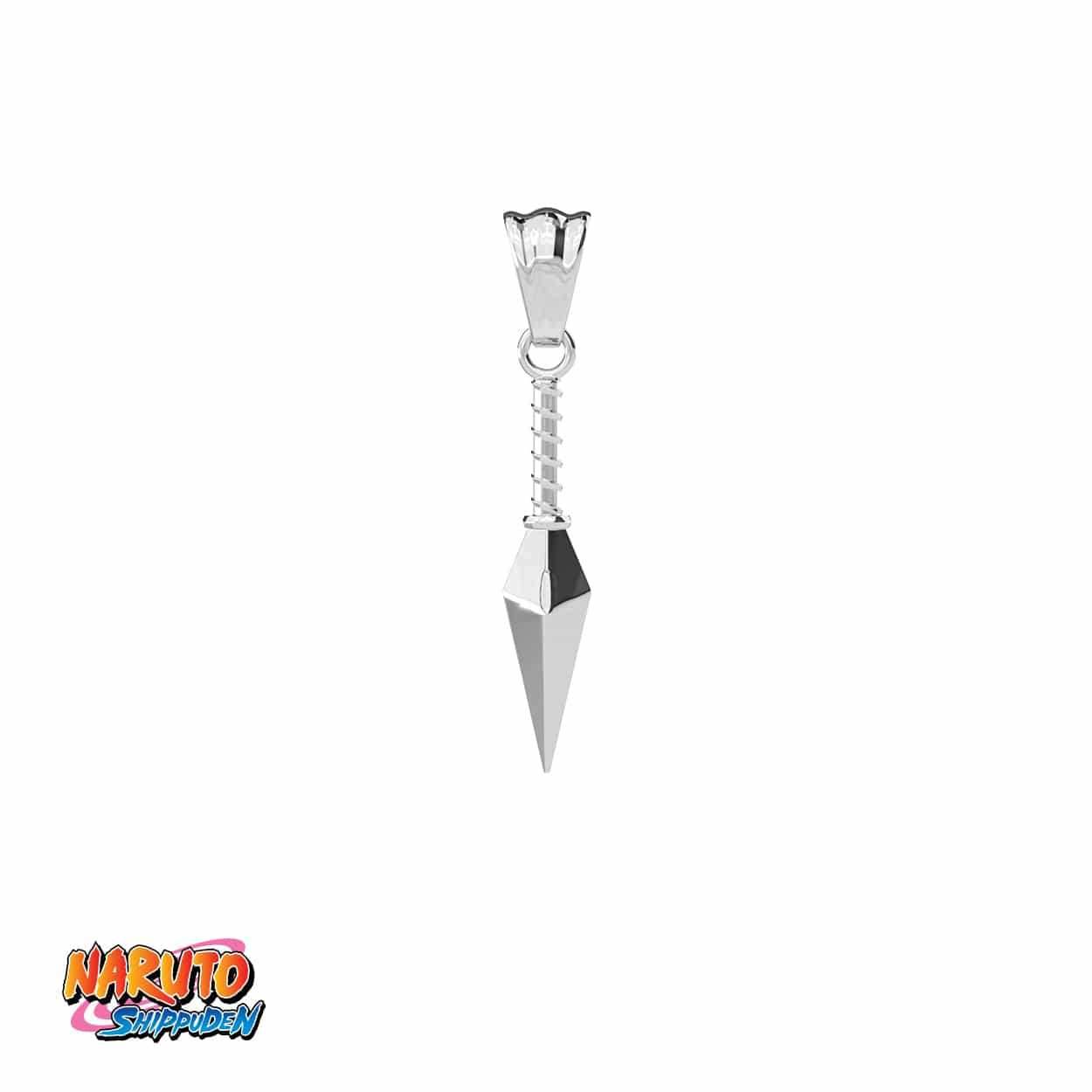 Naruto™ Kunai Necklace - Chrome