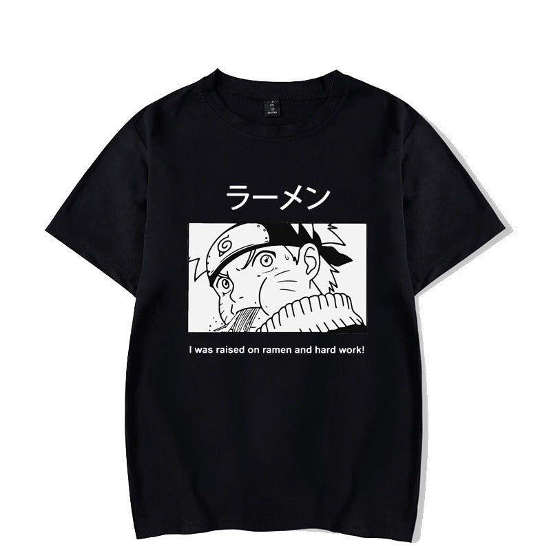 Naruto Shadow Ninja T-shirt for Men and Women Couple Short sleeved Harajuku T-shirt Top