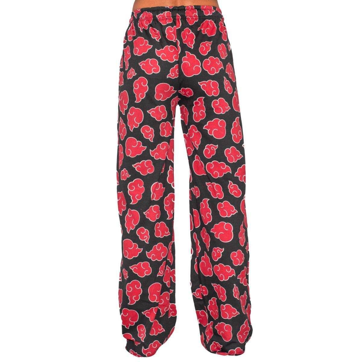 Naruto Shippuden Akatsuki Cloud Adult Sleep Pajama Pants - S
