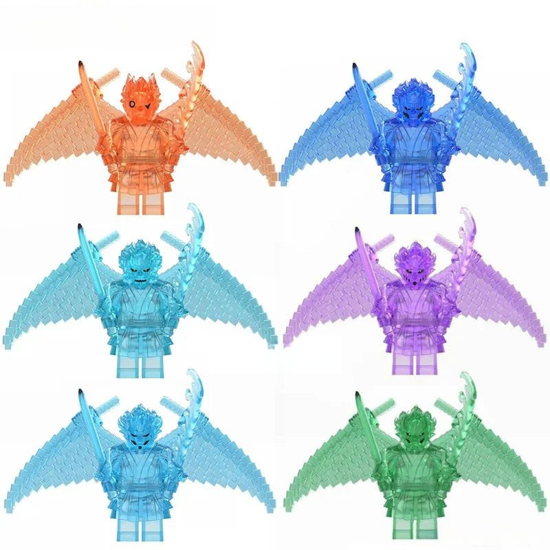 Naruto Susanoo Set (6 Pcs) Anime Lego Minifigures Custom Building Toys S4