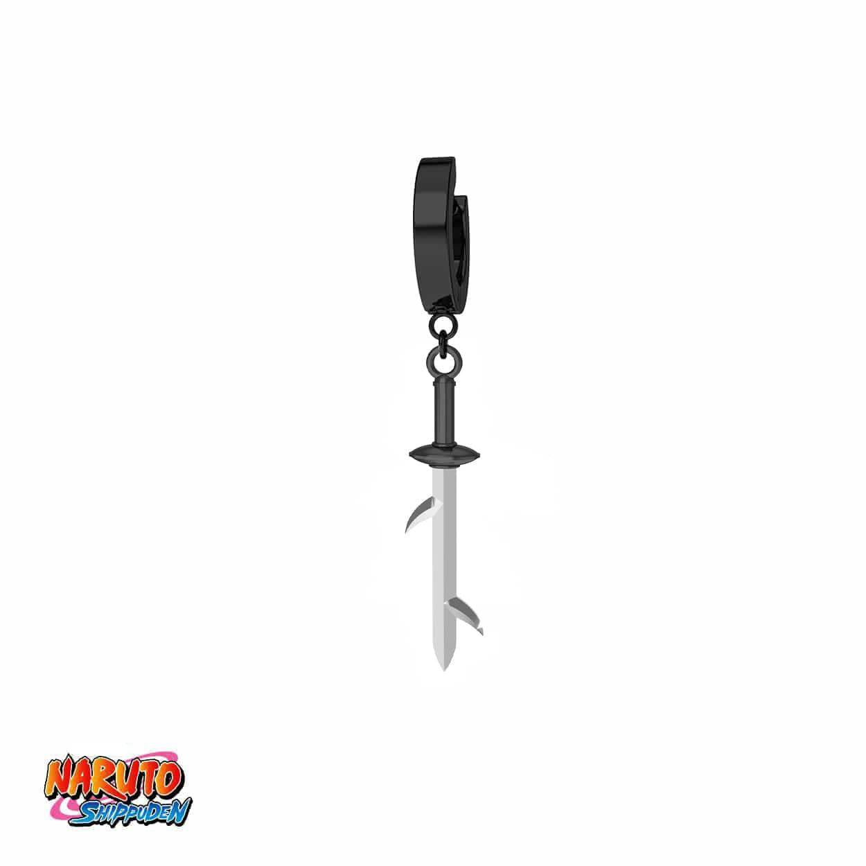 Naruto™ Fang Sword Earring - Black / Single